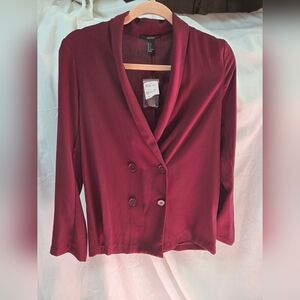 Forever 21 Burgundy Blazer